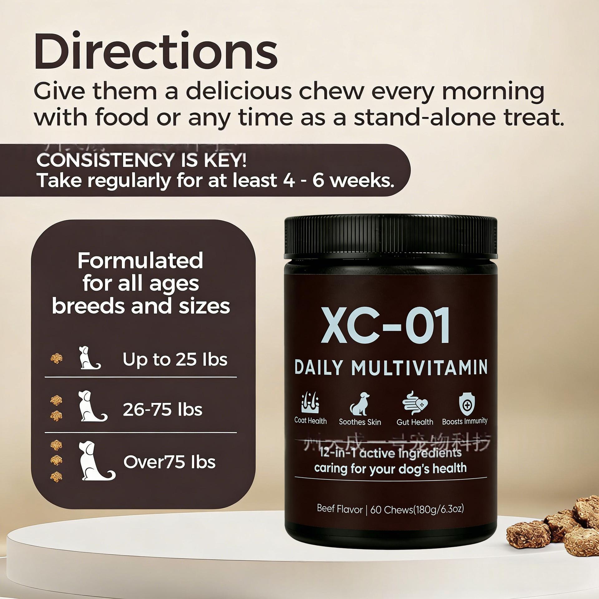 Enhance Your Dog's Digestive Health with Our Probiotic Chewable Tablets
